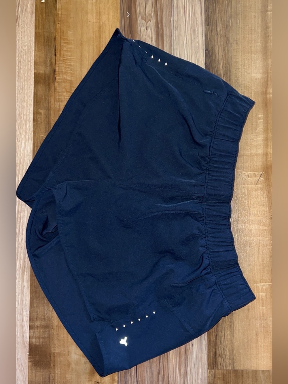 Old Navy Navy Athletic Shorts with Built-In Liner